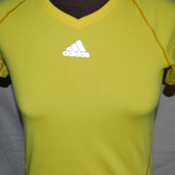 Adidas ClimaLite V neck Tshirt - Picture 2 of 4